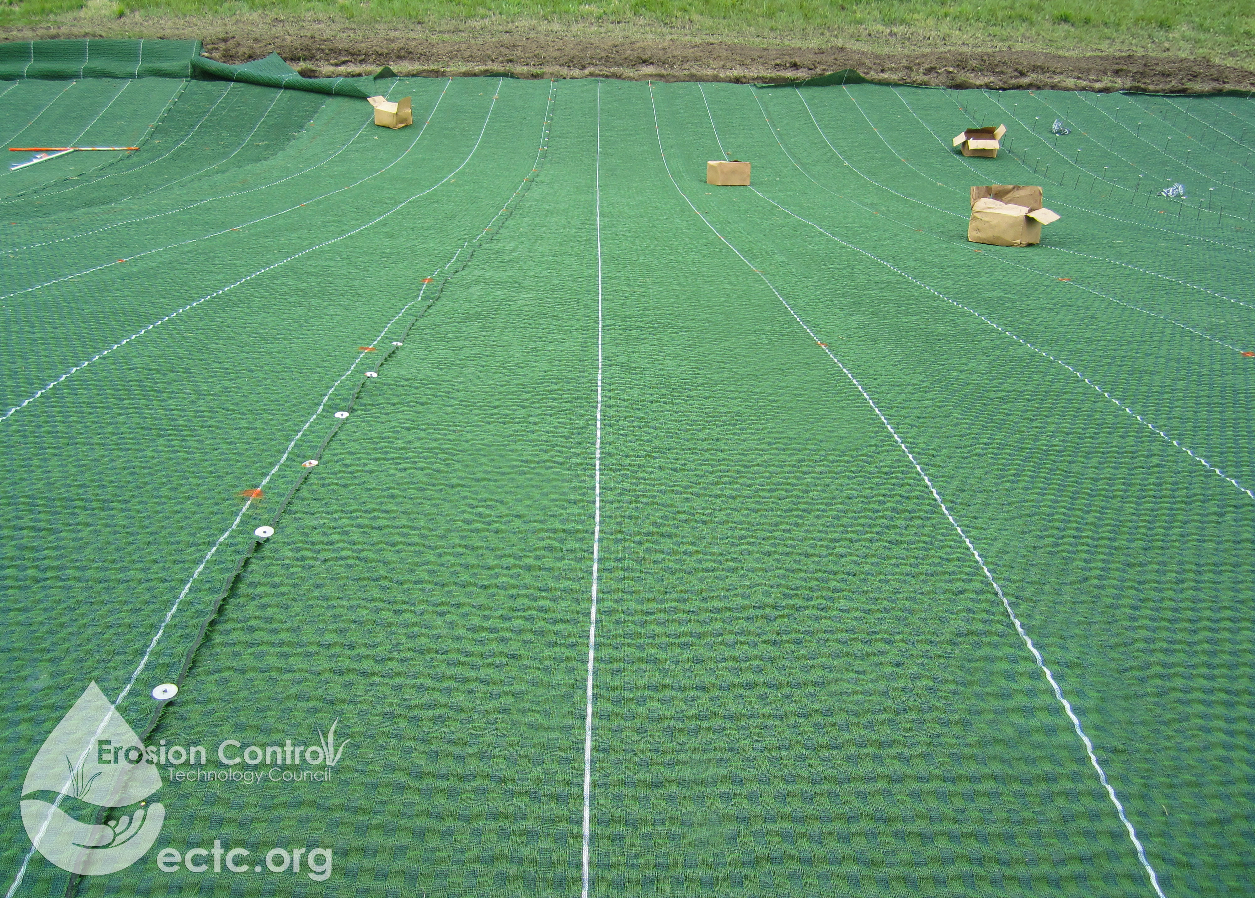 High-Performance Turf Reinforcement Mat Used to Provide long-term slope Stability